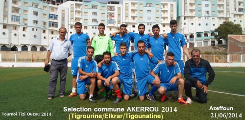 tizi ouzou,azeffoun,akerrou,tigrourine,elkrar,tournoi,football,2014,daira azeffoun